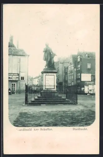 AK Dordrecht, Standbeeld Ary Scheffer
