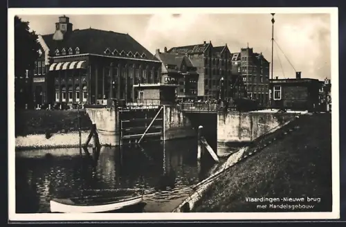 AK Vlaardingen, Nieuwe brug met Handelsgebouw
