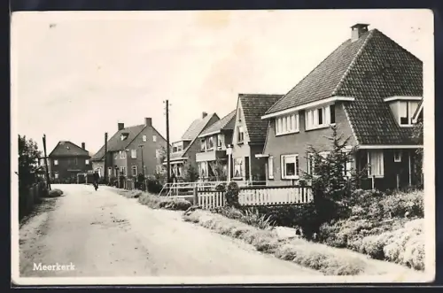 AK Meerkerk, Strassenpartie in der Ortschaft
