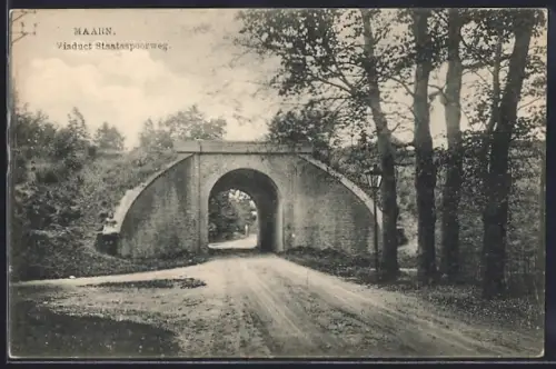 AK Maarn, Viaduct Staatsspoorweg