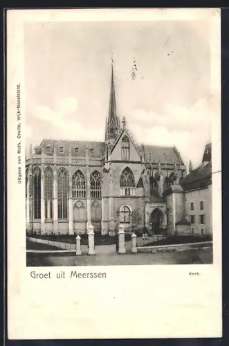 AK Meerssen, Blick auf die Kirche