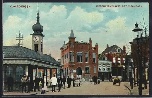 AK Vlaardingen, Westhavenplaats met Vischbank