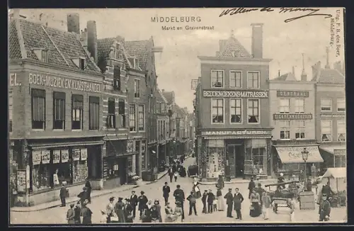 AK Middelburg, Markt en Gravenstraat