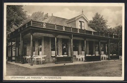 AK Paterswolde, Uitspanning De Passage, Aussenansicht