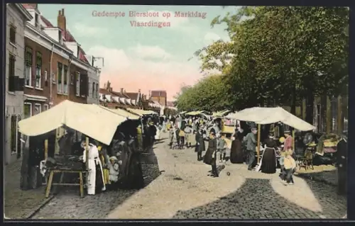 AK Vlaardingen, Gedempte Biersloot op Marktdag