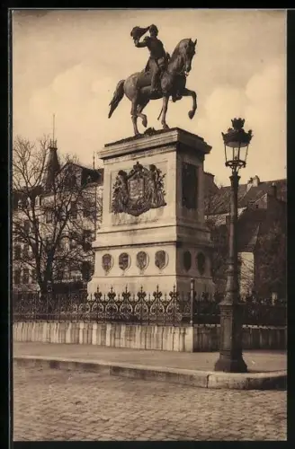 AK Luxembourg, Monument de Guillaume II., Roi des Pays-Bas, Grand-Duc de Luxembourg