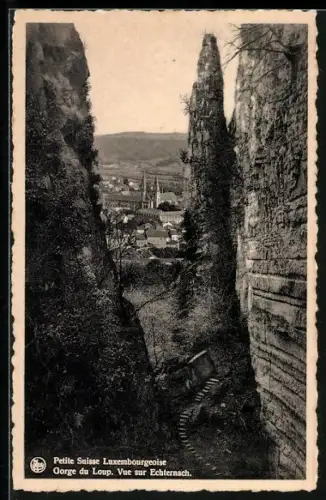 AK Echternach, Vue sur Echternach