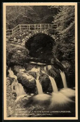 AK Echternach, Schiessentümpel-Wasserfall im Müllertal