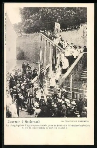 AK Echternach, La Procession dansante