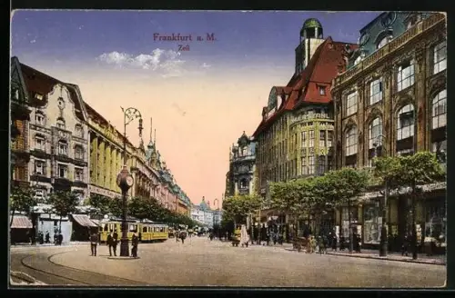 AK Frankfurt a. M., Partie an der Zeil