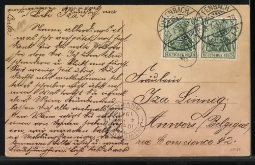 AK Frankfurt / Main, Strassenbahn vor dem Rathaus