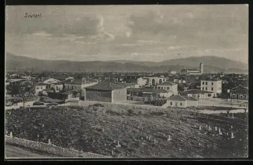 AK Scutari, Teilansicht der Stadt