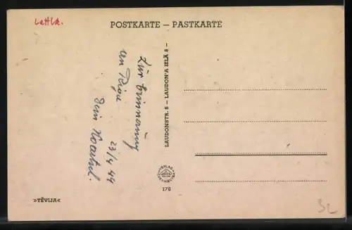 AK Riga, Ansicht von der Düna