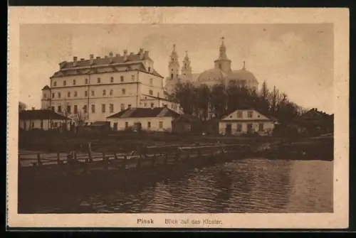 AK Pinsk, Blick auf das Kloster