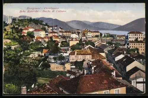 AK Castelnuovo, Blick über die Dächer des Ortes