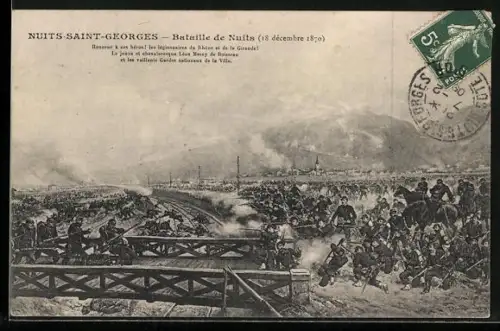 AK Nuits-Saint-Georges, Bataille de Nuits, Reichseinigungskriege