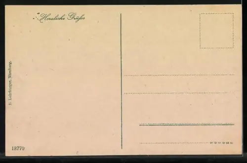 AK Lindau im Bodensee, Hafeneingang mit fliegendem Zeppelin