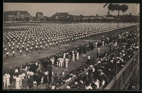 AK Leipzig, 1. Deutsches Arbeiterturn- & Sportfest 1922, Eröffnungsaufführung