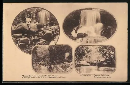 AK Ngidinga, Paysage de la Mosi, Mission des RR PP Jésuites au Kwango