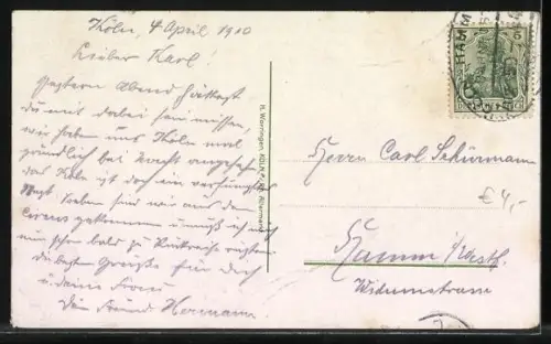 AK Köln, Eingang des Zoologischen Gartens