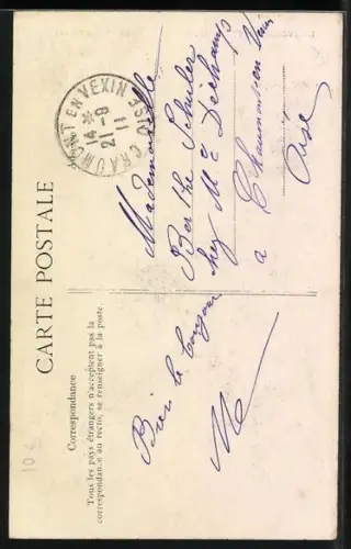 AK Auvergne, Vieux Paysan