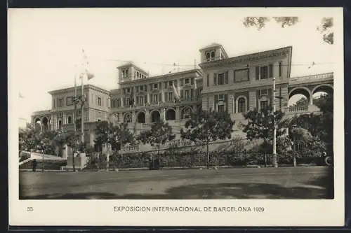 AK Barcelona, Exposicion Internacional 1929, Palacio de la Caja de Pensiones