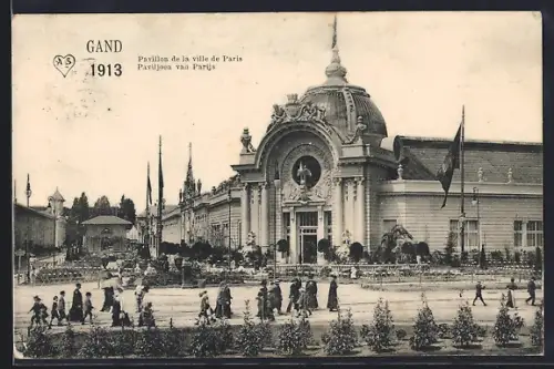 AK Gand, Exposition Internationale et Universelle 1913, Pavillon de la ville de Paris