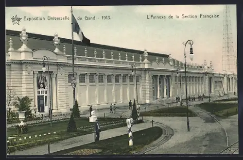 AK Gand, Exposition Universelle 1913, L`Annexe de la Section Francaise