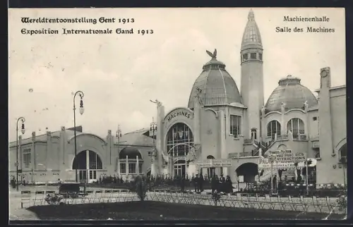 AK Gand, Exposition Internationale 1913, Salle des Machines