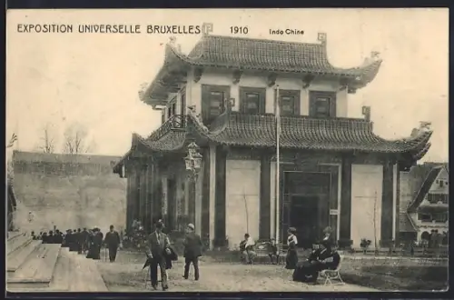 AK Bruxelles, Exposition Universelle 1910, Indo Chine