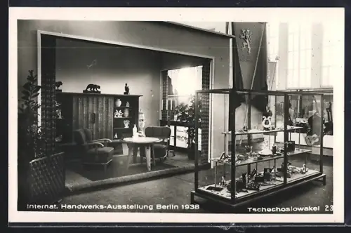 AK Berlin, Internat. Handwerks-Ausstellung 1938, Tschechoslowakei