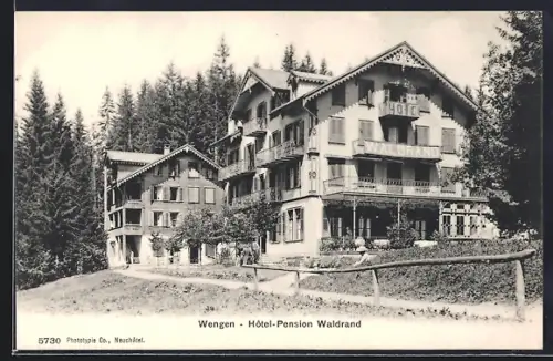 AK Wengen, Hotel-Pension Waldrand