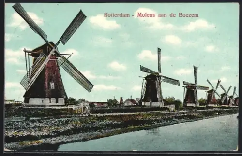 AK Rotterdam, Molens aan de Boezem