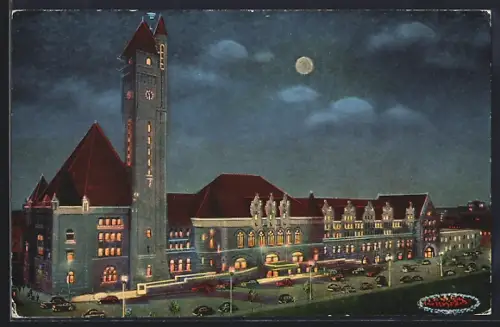 AK St. Louis, MO, Union Station at Night