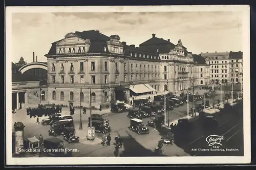 AK Stockholm, Centralstationen, Bahnhof