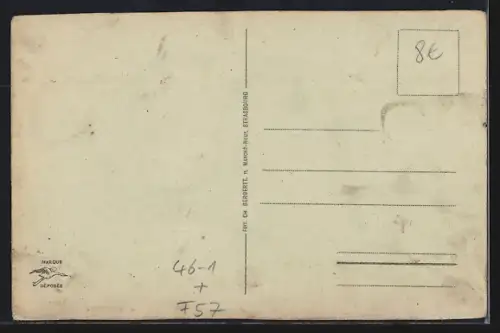 AK Saint-Avold, Place de la Victoire, Strassenbahn