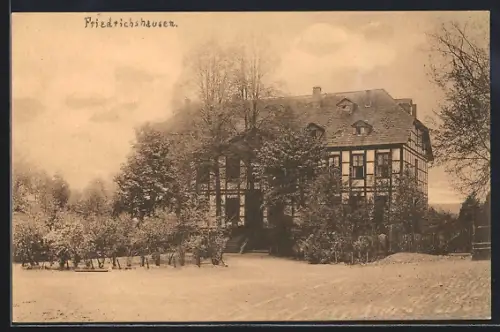 AK Sievershausen /Solling, Schloss Friedrichshausen im Grünen