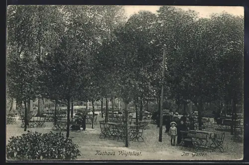 AK Clausthal-Zellerfeld, Garten des Hotel Voigtslust