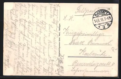 AK Rastatt i. B., Reservelazarett I