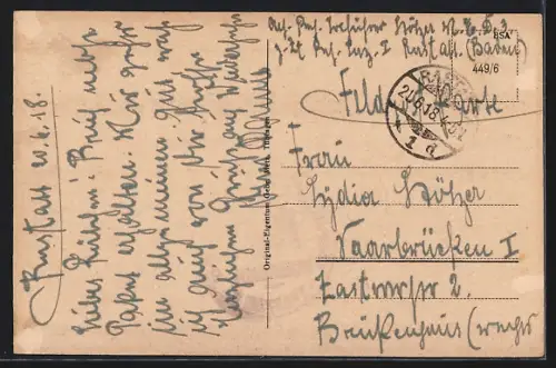 AK Rastatt i. B., Reservelazarett I