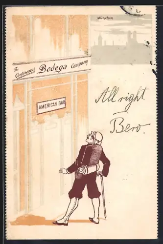 Lithographie München, Continental Bodega Company, American Bar