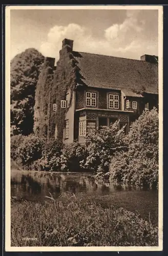 AK Wensin, Schloss-Gut mit Flusspartie
