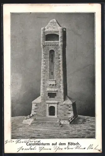 AK Kiliansroda, Carolinenturm auf dem Kötsch