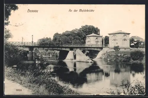 AK Dessau, An der Muldebrücke