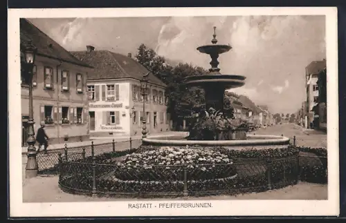 AK Rastatt, Pfeifferbrunnen