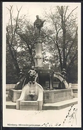 AK Nürnberg, Minnesängerbrunnen