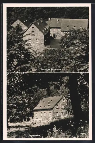 AK Burgen a. d. Mosel, Pension Schmaus, Liegewiese