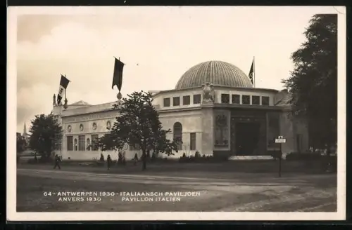 AK Antwerpen, Wereldtentoonstelling 1930, Italiaansch Paviljoen