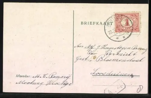 AK Zuid-Beverland, Zeeland, Niederländer in Pferdekarren