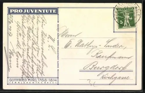 AK Pro Juventute, spielende Kinder